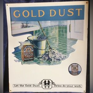 Gold Dust Vintage Metal Sign